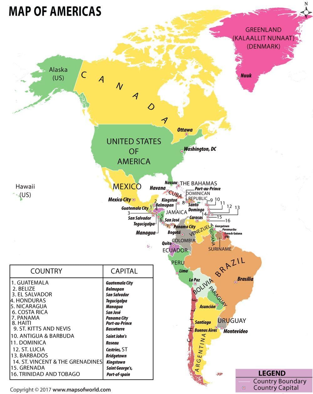 carte du Honduras en amérique du sud