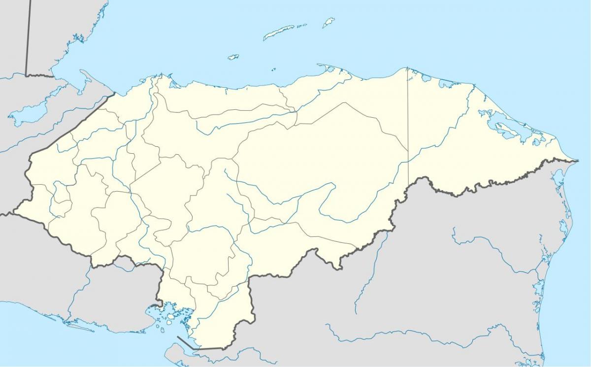 carte montrant le Honduras