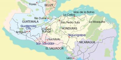 Carte de la mosquitia Honduras